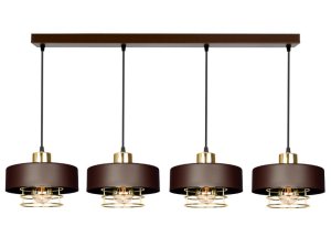 Lampa sufitowa 4 Maya 2255-BRZ brązowa ze złotem lub srebrem
