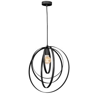 Lampa sufitowa na lince Ringo czarna 1412