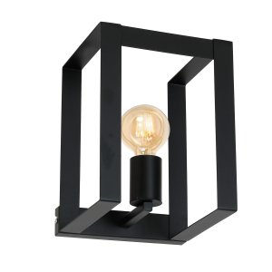 Lampa ścienna, kinkiet czarny Kartel 1xE27, 0842