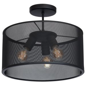Lampa sufitowa Felix czarna 3xE27, 8174-LUM