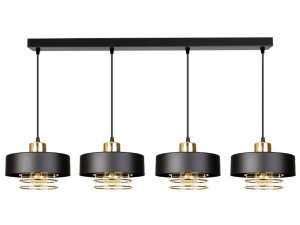 Lampa sufitowa 4 Maya 2255-Z czarna ze złotem