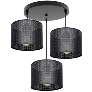 Żyrandol MISTRA 4 – lampa sufitowa z loftowymi abażurami 7276