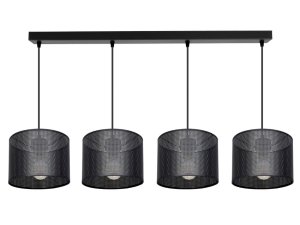Żyrandol MISTRA 4 listwa – lampa sufitowa z loftowymi abażurami 7275