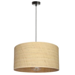Żyrandol BALI 1 – lampa sufitowa z rattanowym abażurem 40 cm