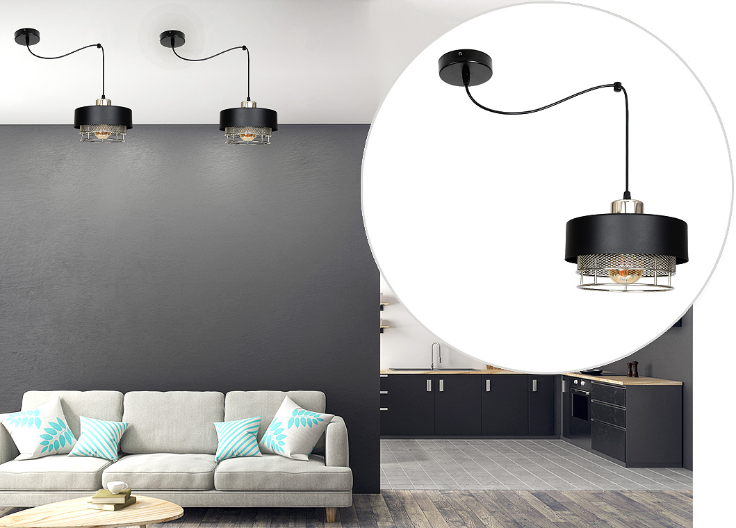 Stylowa lampa wisząca serii Lumina TYP:8651-Z