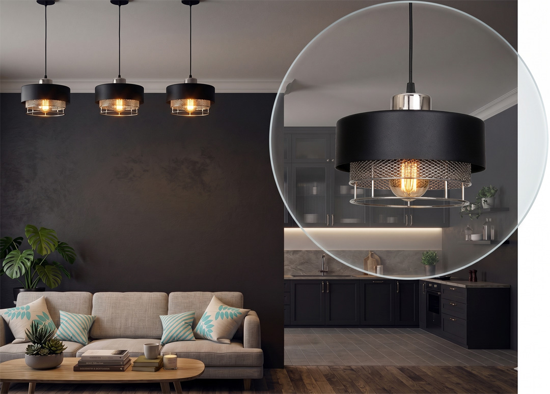 Stylowa lampa wisząca serii Lumina TYP:8651/2-Z