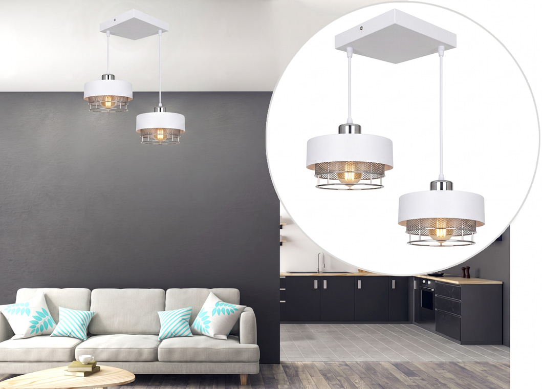 Stylowa lampa wisząca serii Lumina TYP:8658-BS