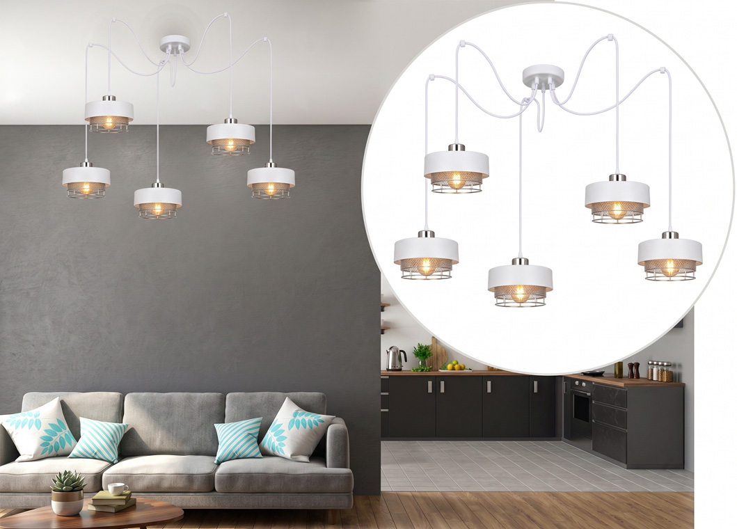 Stylowa lampa wisząca serii Lumina TYP:8650-bs
