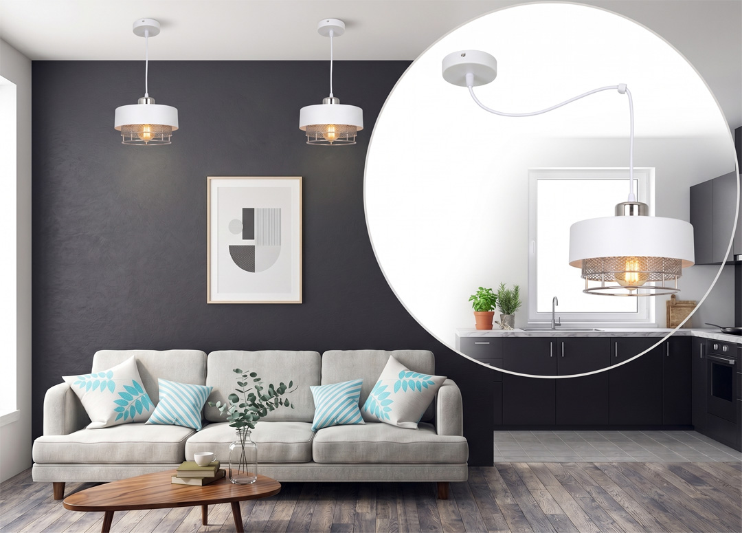 Stylowa lampa wisząca serii Lumina TYP:8651-bs