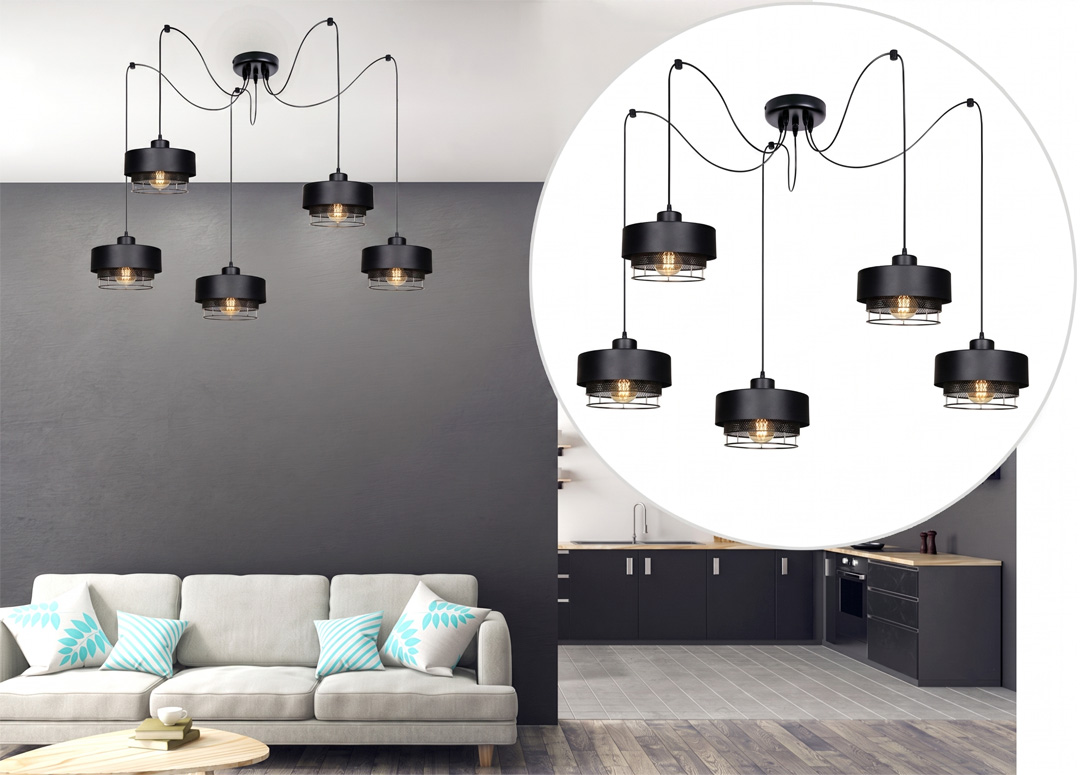 Stylowa lampa wisząca serii Lumina TYP:8650-cc
