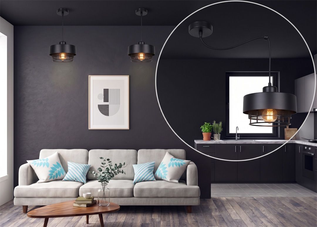 Stylowa lampa wisząca serii Lumina TYP:8651-cc